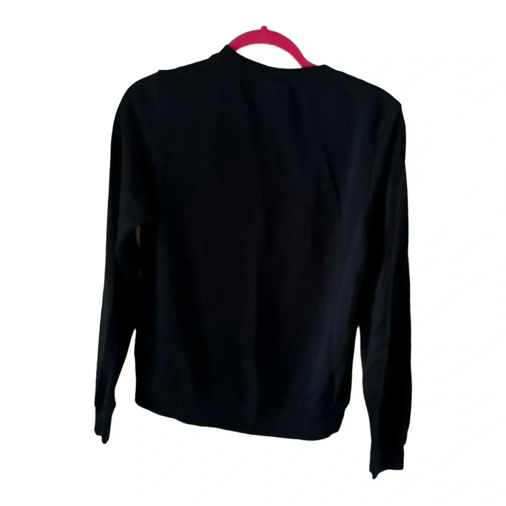 Nike Women’s Sweatshirt Black Long Sleeve Size XS - Picture 4 of 5
